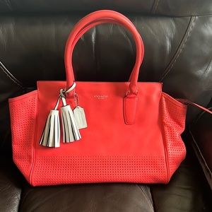 Coach Candace Carryall Perforated
